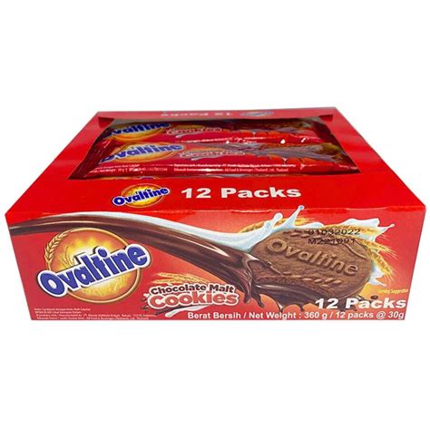 ovaltine chocolate malt cookies.